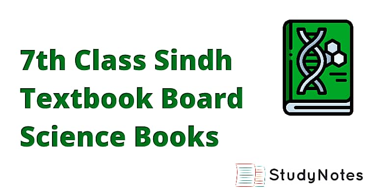 7th Class Sindh Textbook Board Science Books