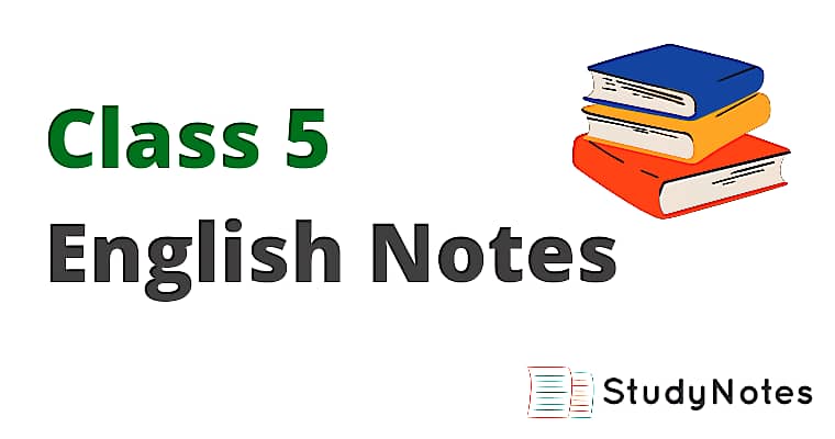 Class 5 English Notes